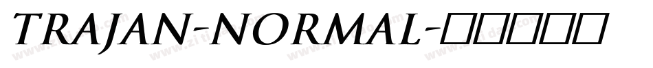Trajan-Normal字体转换