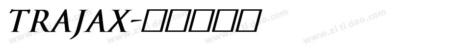 Trajax字体转换