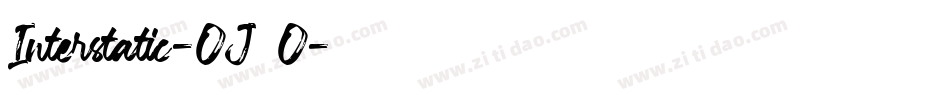 Interstatic-OJwO字体转换