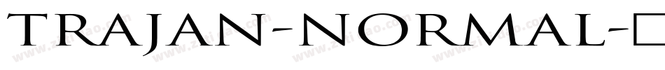 Trajan-Normal字体转换