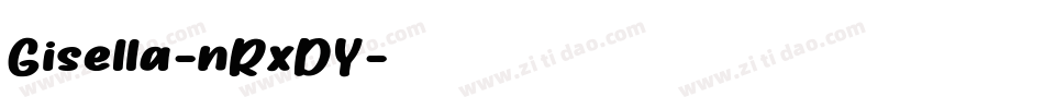 Gisella-nRxDY字体转换