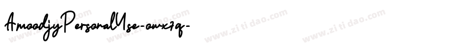 AmoodjyPersonalUse-owx7q字体转换