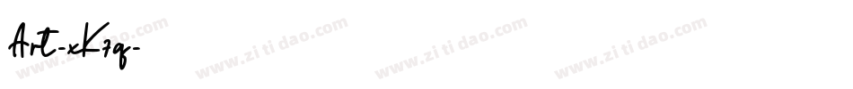 Art-xK7q字体转换
