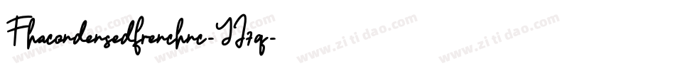 Fhacondensedfrenchnc-YJ7q字体转换
