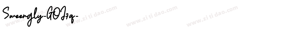 Sweengly-GOJ7q字体转换
