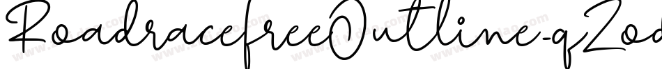RoadracefreeOutline-qZod5字体转换