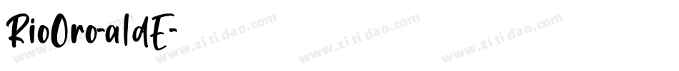 RioOro-a1dE字体转换