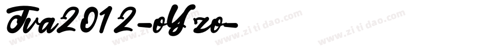 Tva2012-oYzo字体转换