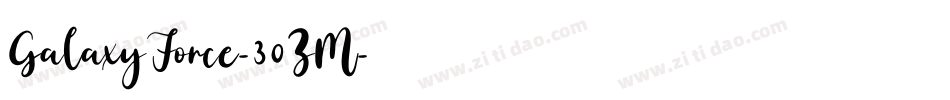 GalaxyForce-30ZM字体转换