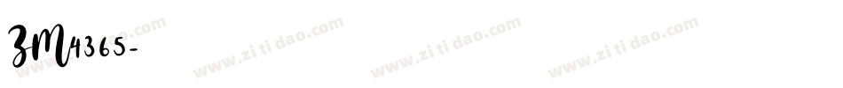 ZM4365字体转换