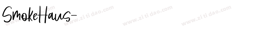SmokeHaus字体转换