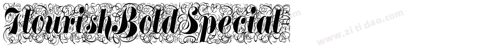 FlourishBoldSpecial字体转换