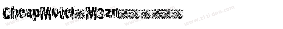 CheapMotel-M3zn字体转换