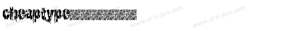 cheaptype字体转换