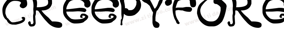 CreepyForest字体转换