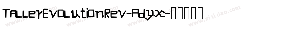 TallerEvolutionRev-Adyx字体转换