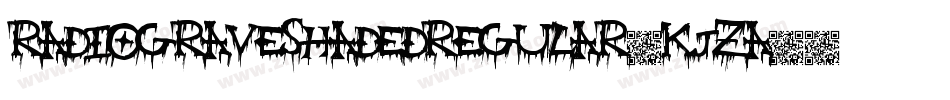 RadioGraveShadedRegular-KjZA字体转换