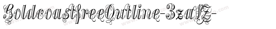 GoldcoastfreeOutline-3zaVZ字体转换