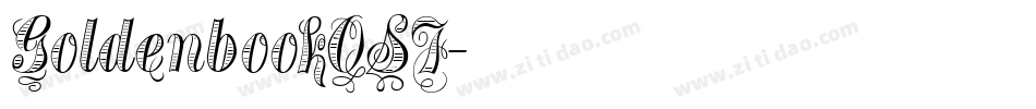 GoldenbookOSF字体转换