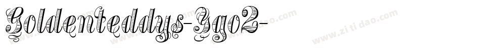 Goldenteddys-Ygo2字体转换