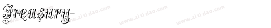 Treasury字体转换