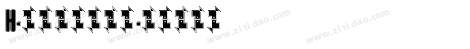 H-云林黑体转换器字体转换