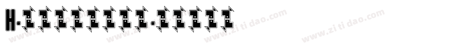 H-对你永不变转换器字体转换