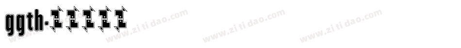 ggth字体转换