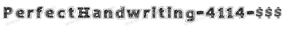 PerfectHandwriting-4114字体转换