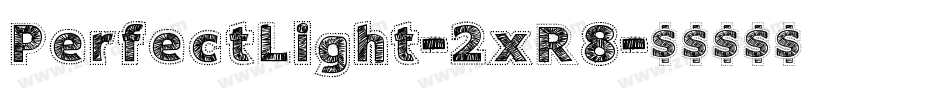 PerfectLight-2xR8字体转换