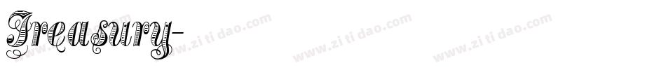 Treasury字体转换