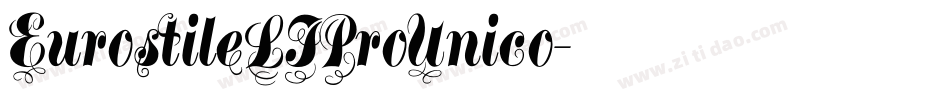 EurostileLTProUnico字体转换
