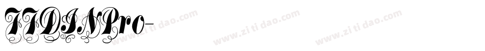 FFDINPro字体转换