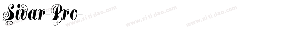 Sivar-Pro字体转换