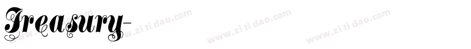Treasury字体转换