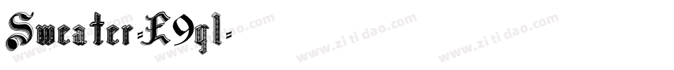 Sweater-E9gl字体转换