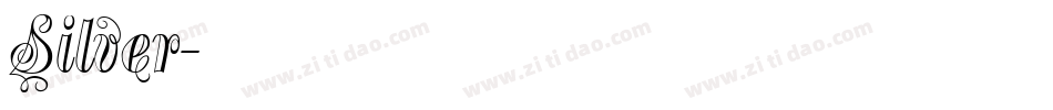 Silver字体转换