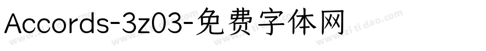 Accords-3z03字体转换