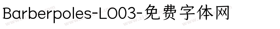 Barberpoles-LO03字体转换