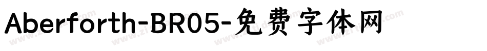 Aberforth-BR05字体转换