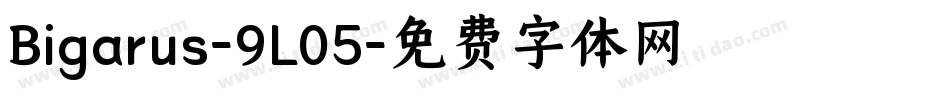 Bigarus-9L05字体转换