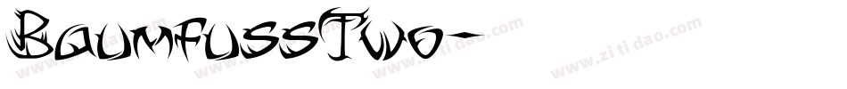 BaumfussTwo字体转换