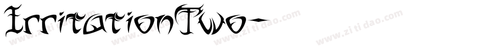 IrritationTwo字体转换