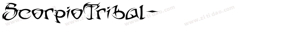 ScorpioTribal字体转换