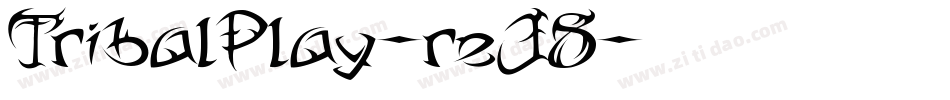 TribalPlay-reJ8字体转换
