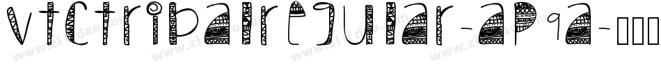 VtcTribalRegular-aP9a字体转换