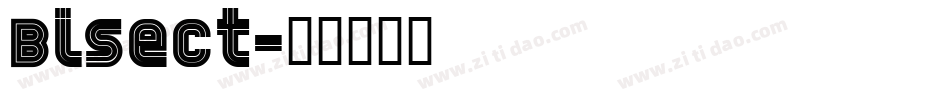 Bisect字体转换