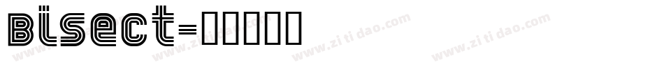 Bisect字体转换