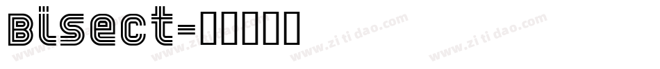 Bisect字体转换