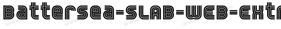 Battersea-SLAB-WEB-Extrabold字体转换